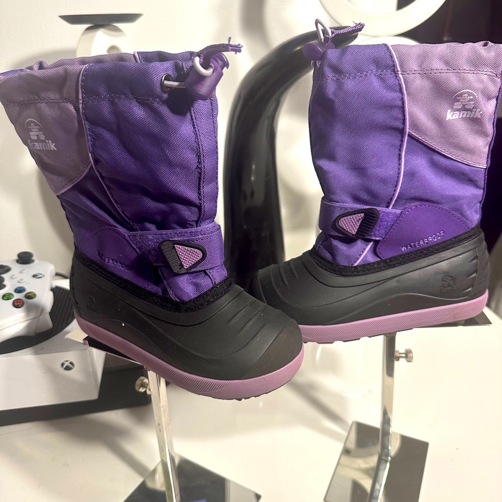 Kamik Waterbug Winter Boots (girls) Size 11